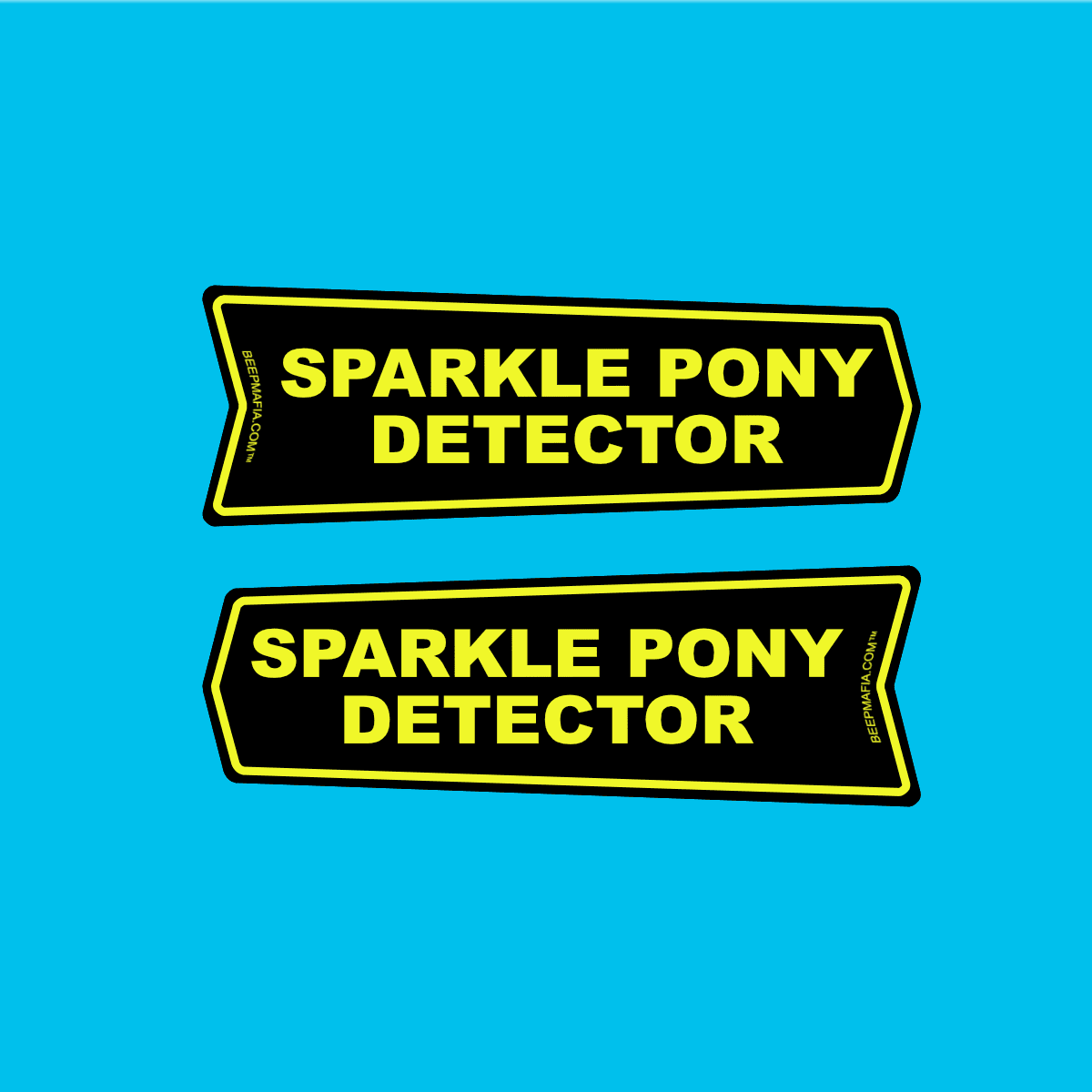 Sparkle Pony Detector Badge