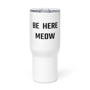 Travel Mug With A Handle White 25 Oz Front 68F09Bcf85906 Travel Mug With A Handle White 25 Oz Front 68F09Bcf85906