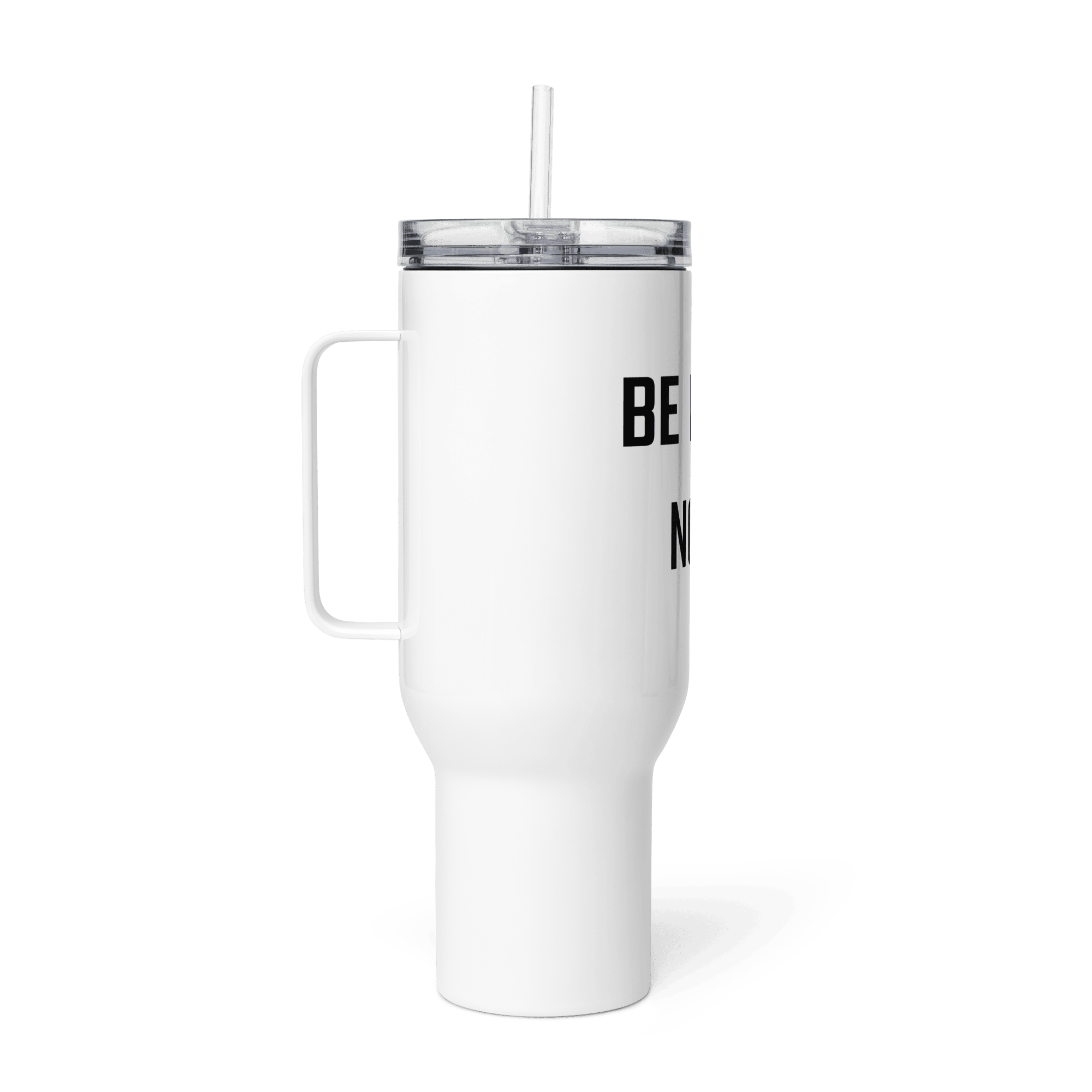 Travel Mug With A Handle White 40 Oz Right 68F09B90D9A24 Travel Mug With A Handle White 40 Oz Right 68F09B90D9A24