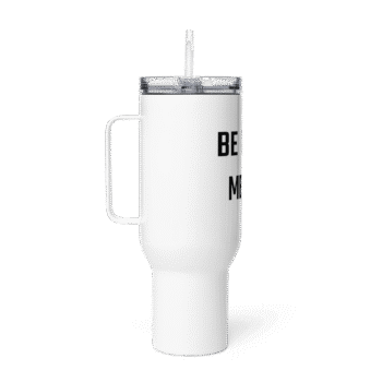 Travel Mug With A Handle White 40 Oz Right 68F09Bcf85A59 Travel Mug With A Handle White 40 Oz Right 68F09Bcf85A59