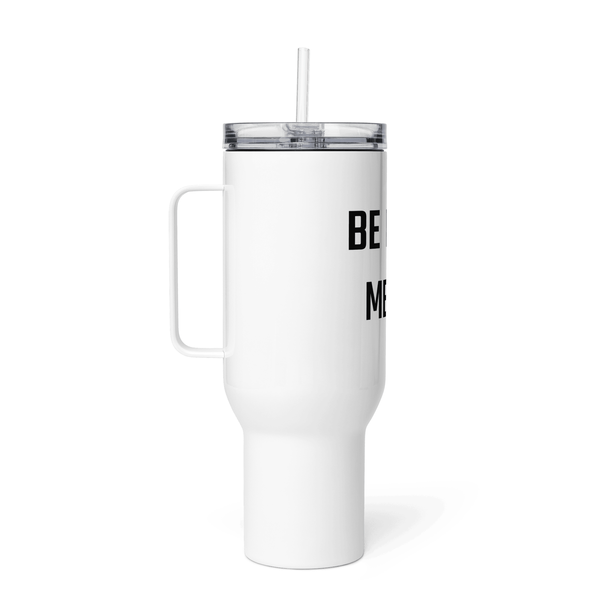 Travel Mug With A Handle White 40 Oz Right 68F09Bcf85A59 Travel Mug With A Handle White 40 Oz Right 68F09Bcf85A59
