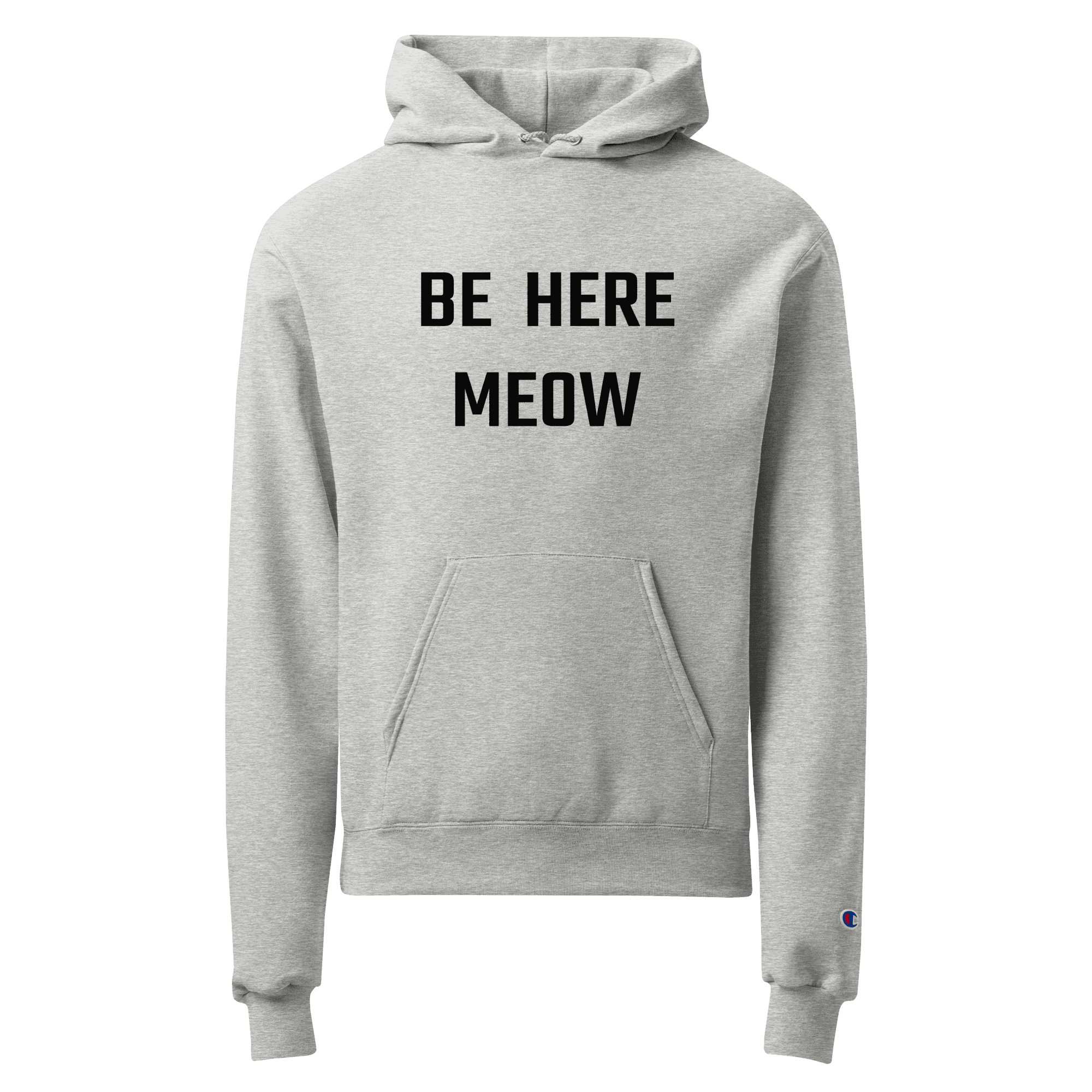 Unisex Champion Hoodie Light Steel Front 68F1Fdc6435Eb