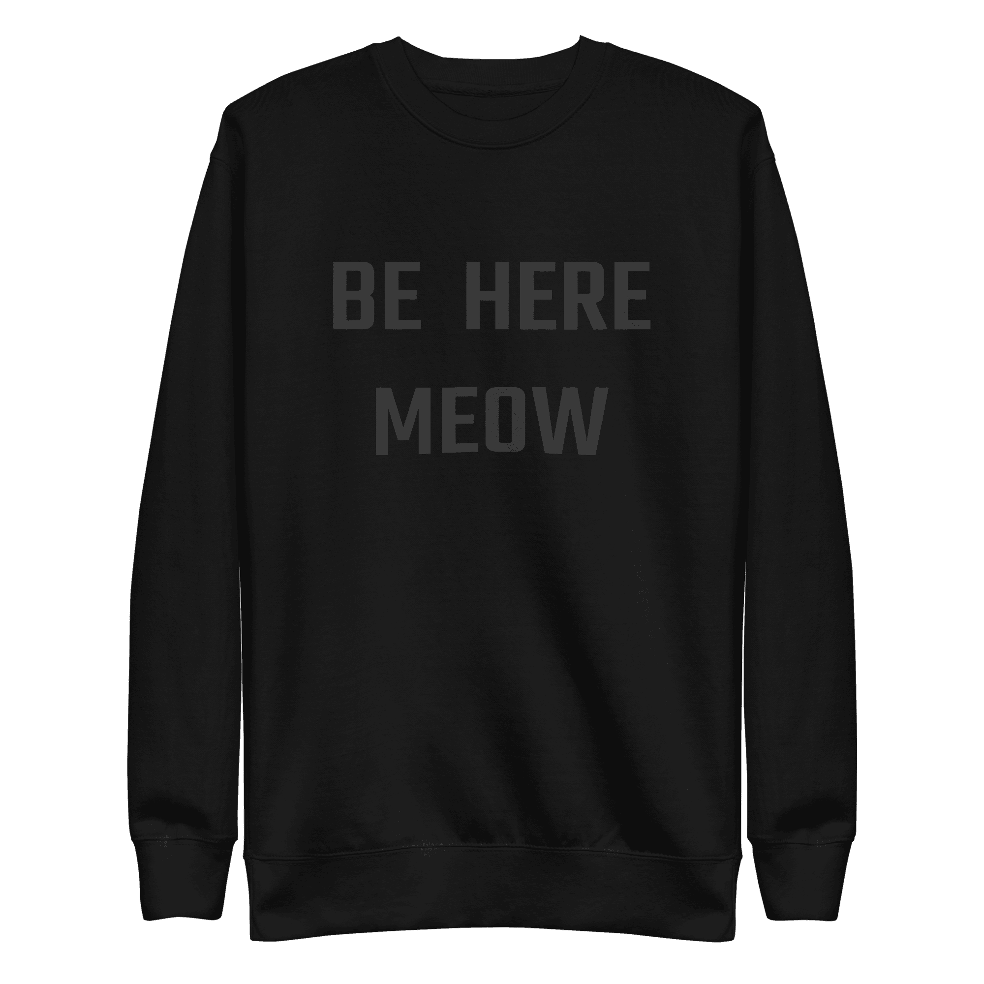 Unisex Premium Sweatshirt Black Front 68F414Aded0Bc Unisex Premium Sweatshirt Black Front 68F414Aded0Bc