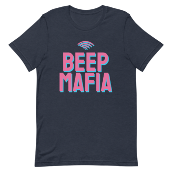 Unisex Staple T Shirt Heather Navy Front 68F4677C8A926