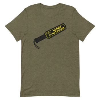 Unisex Staple T Shirt Heather Olive Front 68F461Ae878F7