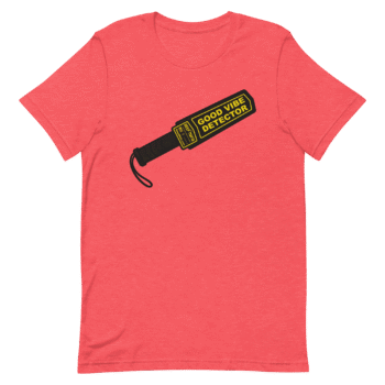 Unisex Staple T Shirt Heather Red Front 68F461A367Ea3