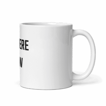 White Glossy Mug White 11 Oz Handle On Right 68F0953Ac8Dc2