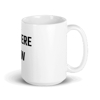 White Glossy Mug White 15 Oz Handle On Right 68F0953Ac8F1C