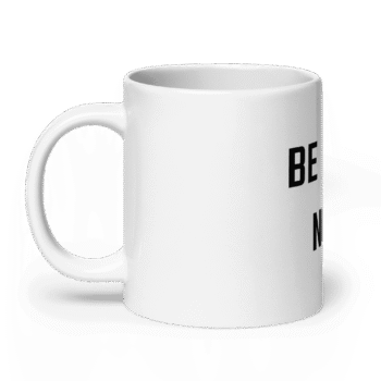 White Glossy Mug White 20 Oz Handle On Left 68F0953Ac90Ed