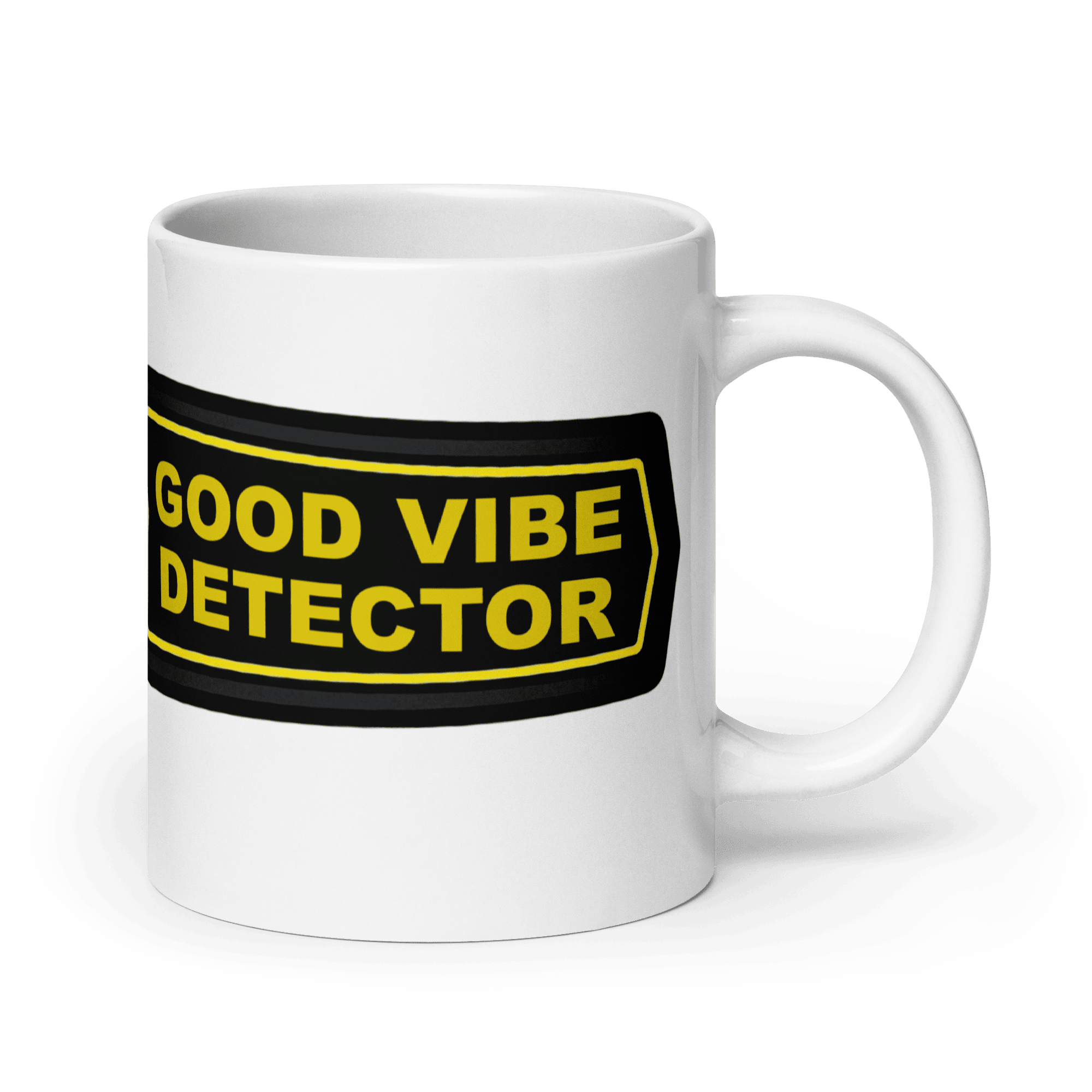 White Glossy Mug White 20 Oz Handle On Right 68Ebfbcd3B09E